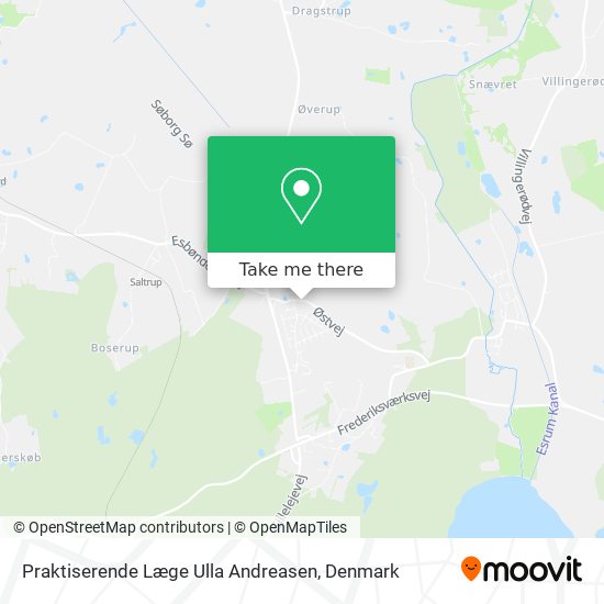 Praktiserende Læge Ulla Andreasen map