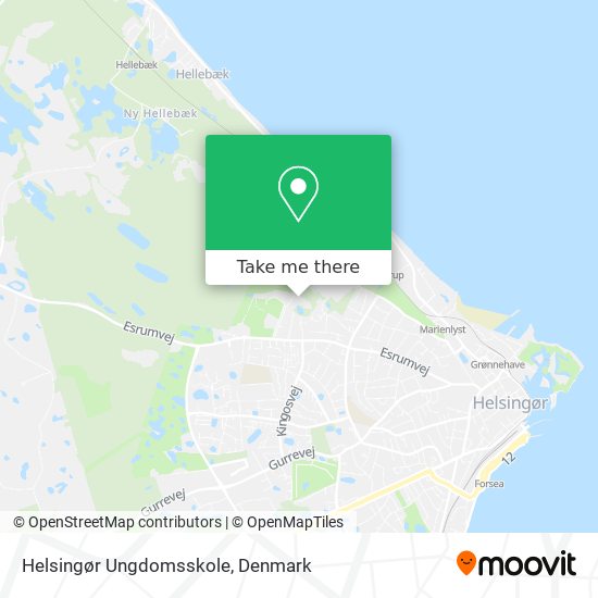 Helsingør Ungdomsskole map