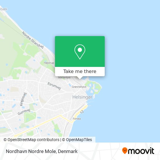 Nordhavn Nordre Mole map