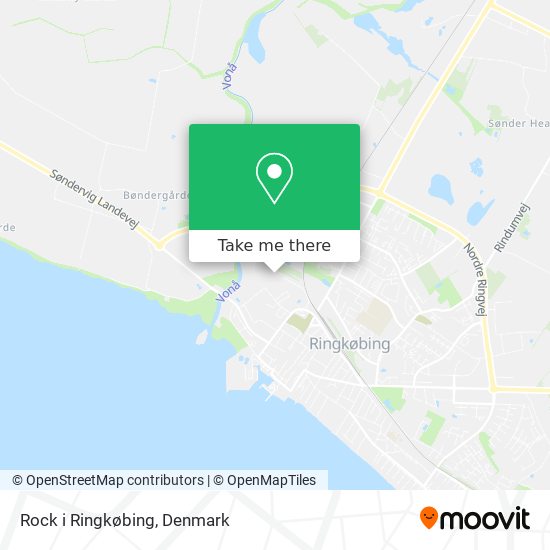 Rock i Ringkøbing map