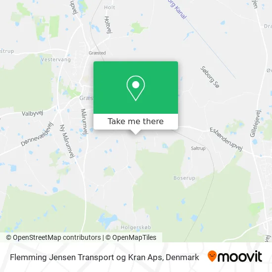 Flemming Jensen Transport og Kran Aps map