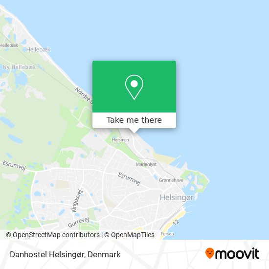 Danhostel Helsingør map