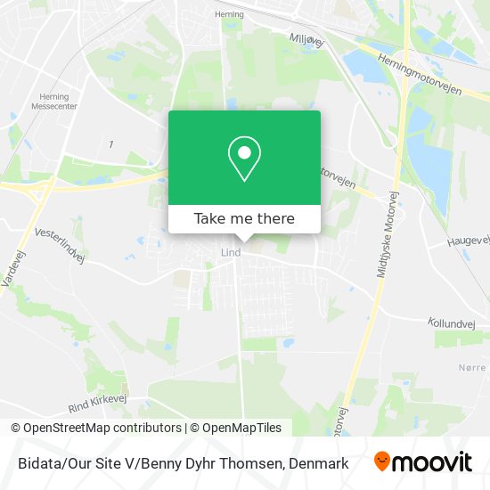 Bidata / Our Site V / Benny Dyhr Thomsen map