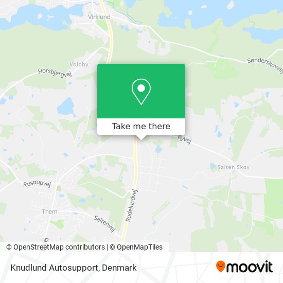 Knudlund Autosupport map