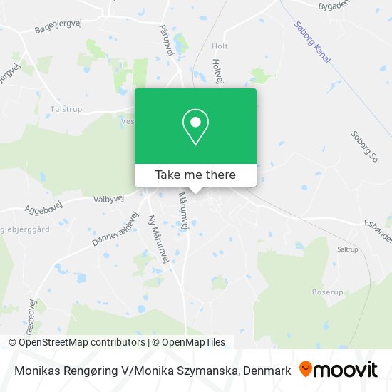 Monikas Rengøring V / Monika Szymanska map