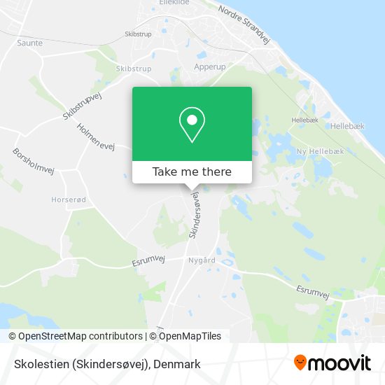 Skolestien (Skindersøvej) map