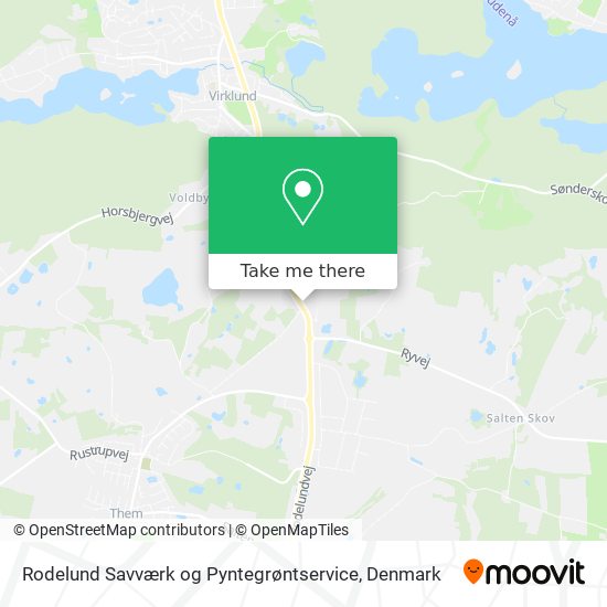 Rodelund Savværk og Pyntegrøntservice map