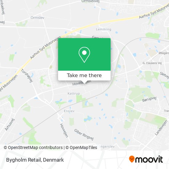 Bygholm Retail map