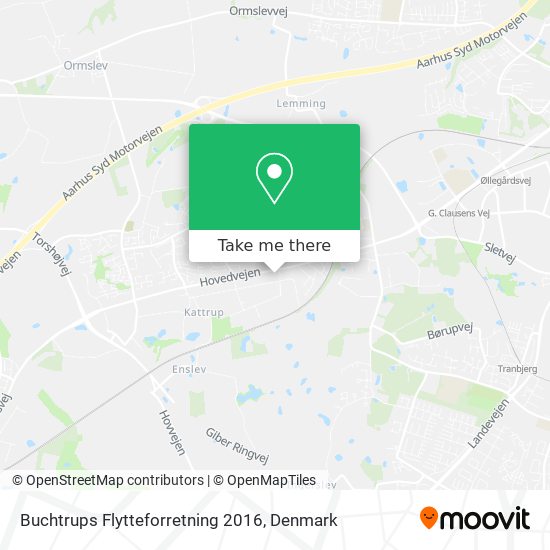 Buchtrups Flytteforretning 2016 map