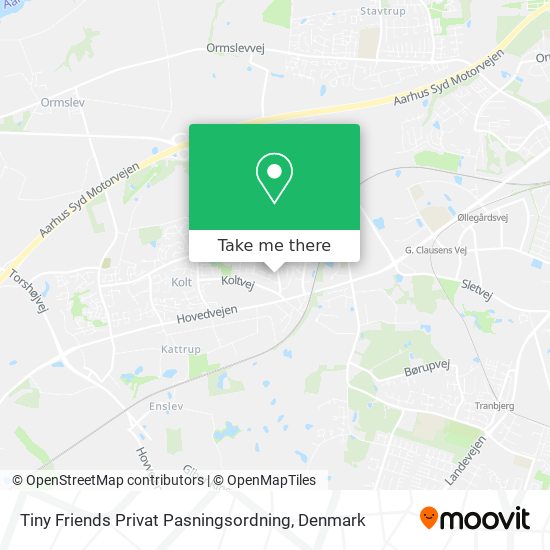 Tiny Friends Privat Pasningsordning map