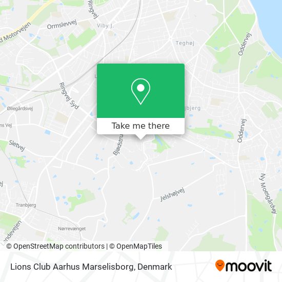Lions Club Aarhus Marselisborg map
