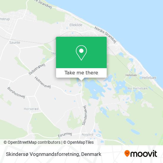 Skindersø Vognmandsforretning map