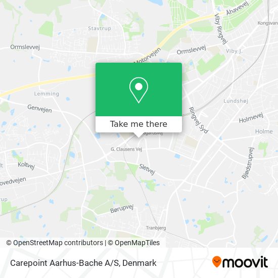 Carepoint Aarhus-Bache A/S map