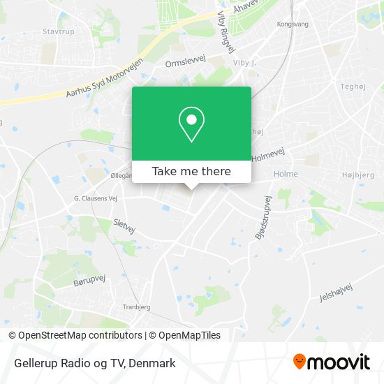 Gellerup Radio og TV map