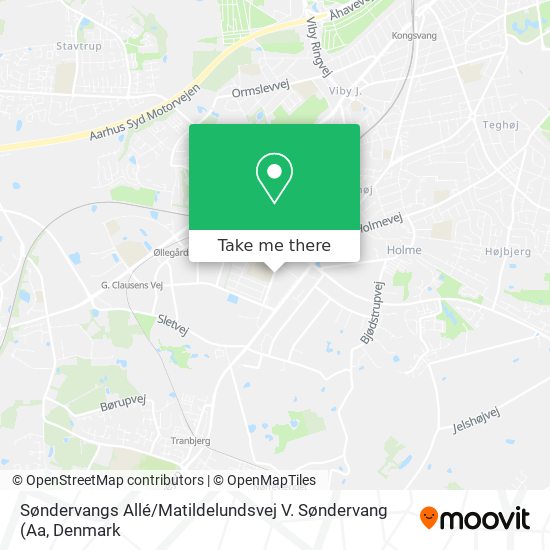 Søndervangs Allé / Matildelundsvej V. Søndervang map