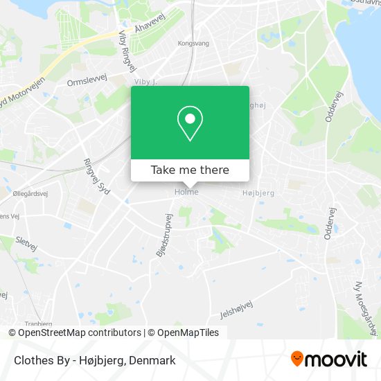 Clothes By - Højbjerg map