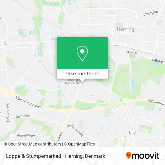Loppe & Stumpemarked - Herning map