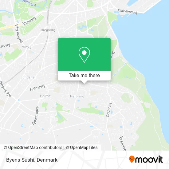 Byens Sushi map