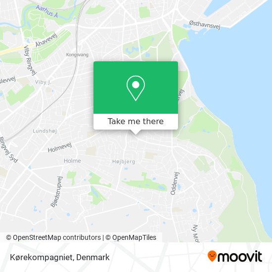 Kørekompagniet map