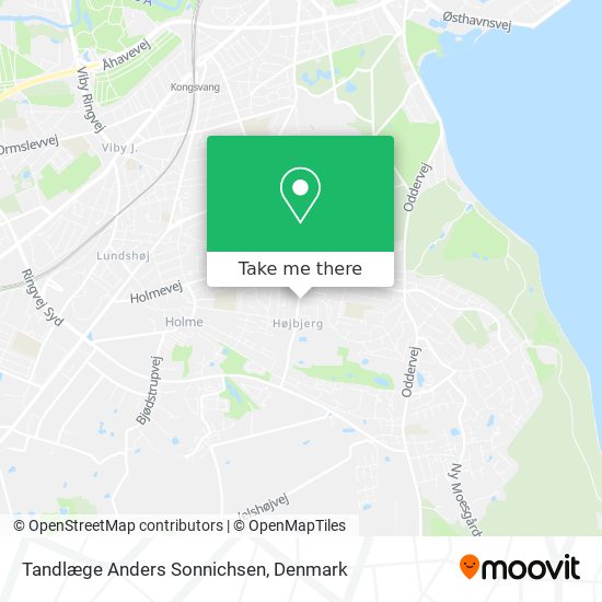 Tandlæge Anders Sonnichsen map