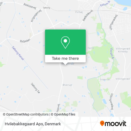 Hvilebakkegaard Aps map