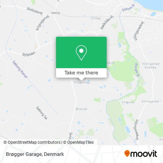 Brøgger Garage map