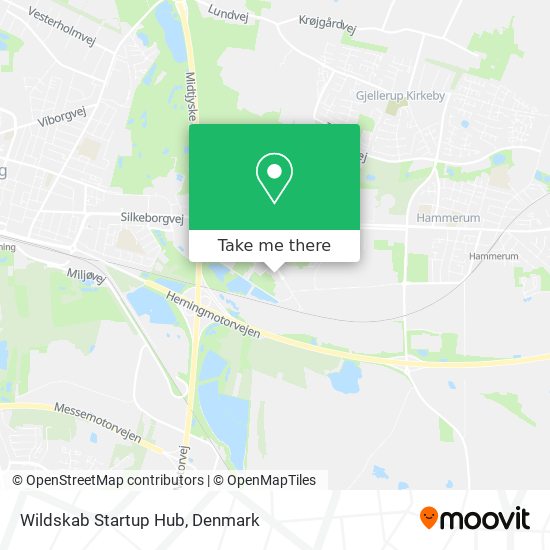 Wildskab Startup Hub map