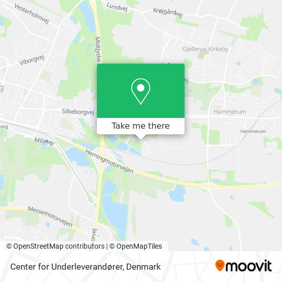 Center for Underleverandører map