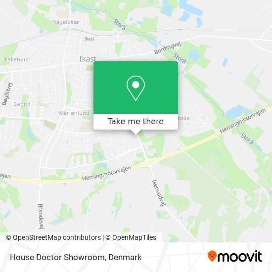 House Doctor Showroom map