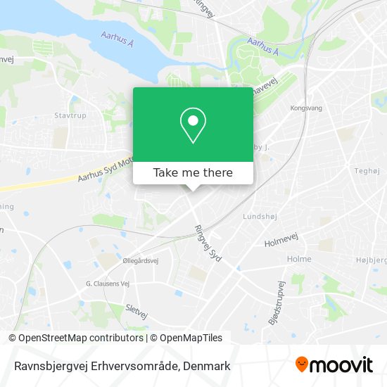 Ravnsbjergvej Erhvervsområde map