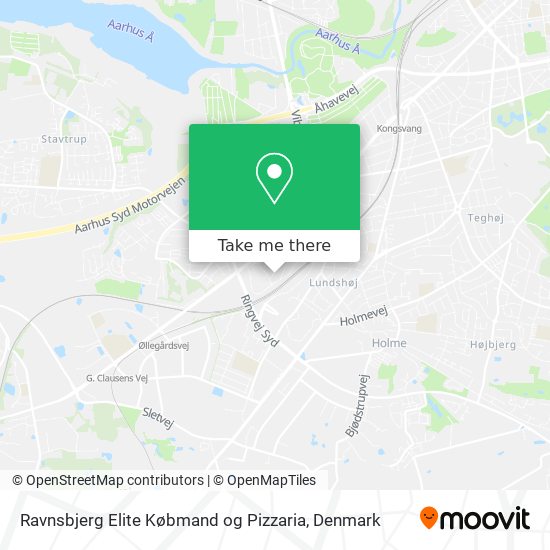 Ravnsbjerg Elite Købmand og Pizzaria map