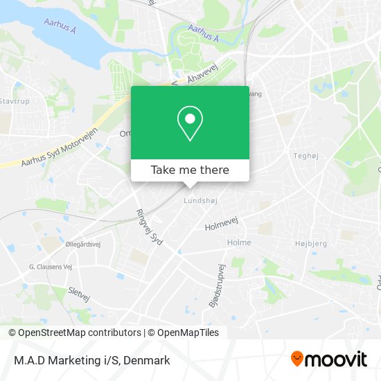 M.A.D Marketing i/S map