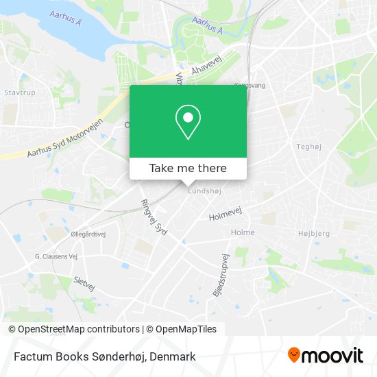 Factum Books Sønderhøj map