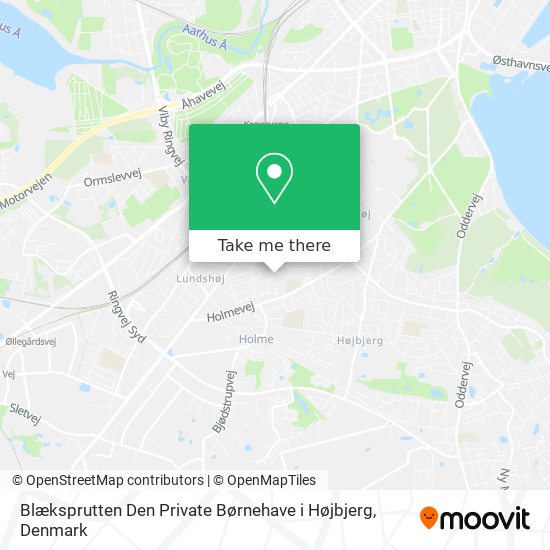 Blæksprutten Den Private Børnehave i Højbjerg map