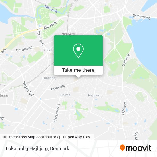 Lokalbolig Højbjerg map