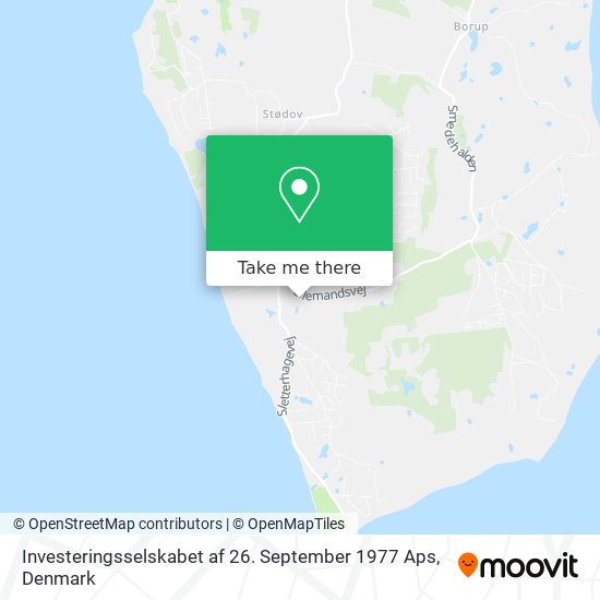 Investeringsselskabet af 26. September 1977 Aps map