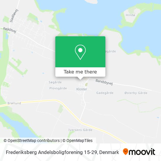 Frederiksberg Andelsboligforening 15-29 map