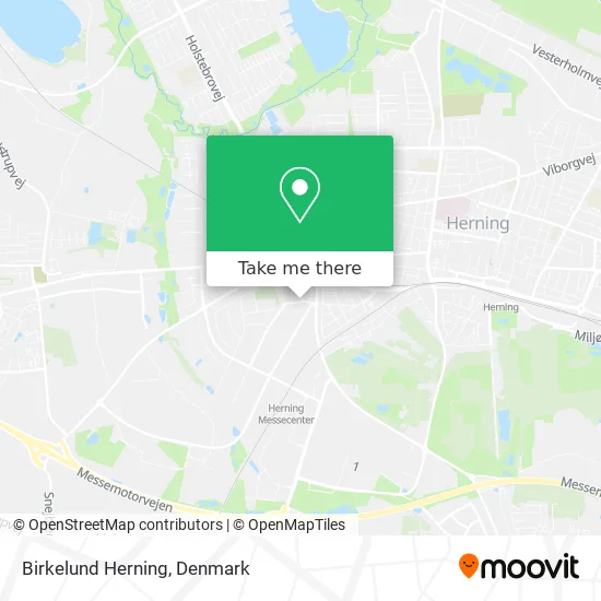 Birkelund Herning map