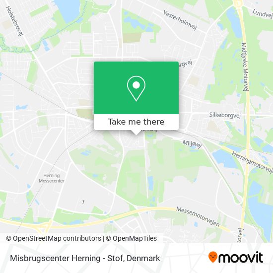 Misbrugscenter Herning - Stof map