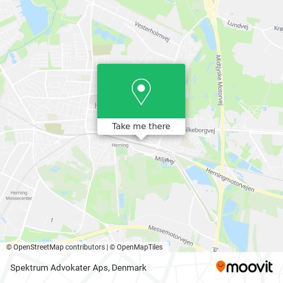 Spektrum Advokater Aps map