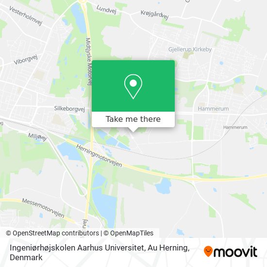 Ingeniørhøjskolen Aarhus Universitet, Au Herning map