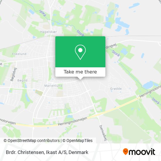 Brdr. Christensen, Ikast A/S map