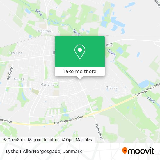 Lysholt Alle/Norgesgade map