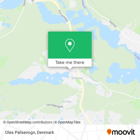 Oles Pølsevogn map