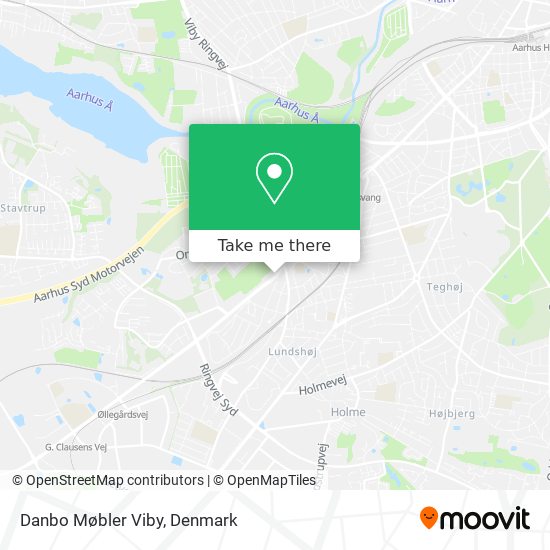 Danbo Møbler Viby map