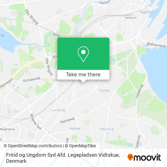 Fritid og Ungdom Syd Afd. Legepladsen Vidtskue map