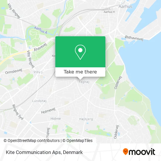 Kite Communication Aps map