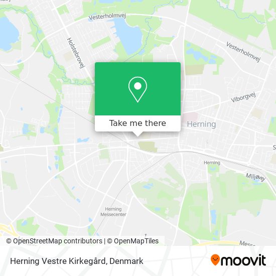 Herning Vestre Kirkegård map