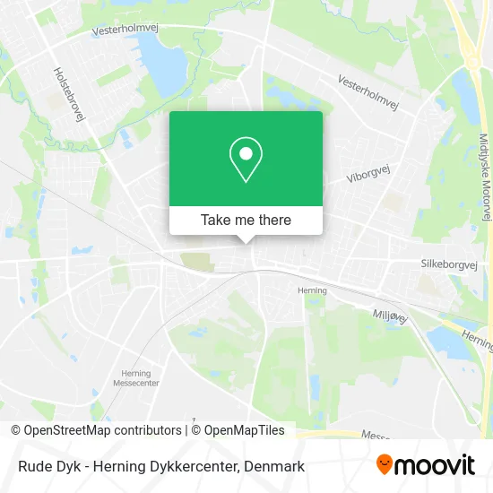 Rude Dyk - Herning Dykkercenter map