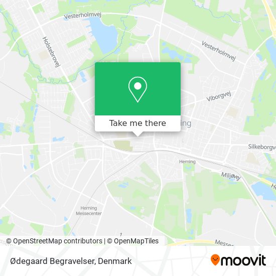 Ødegaard Begravelser map